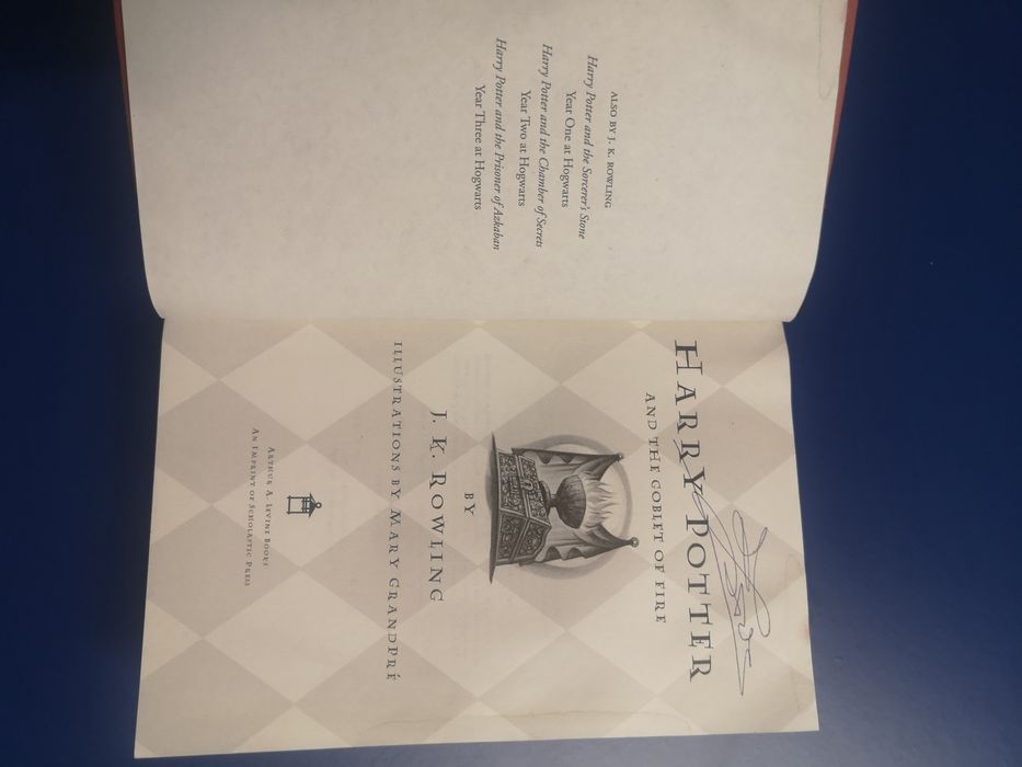 Livro Harry Potter and the Goblet of Fire