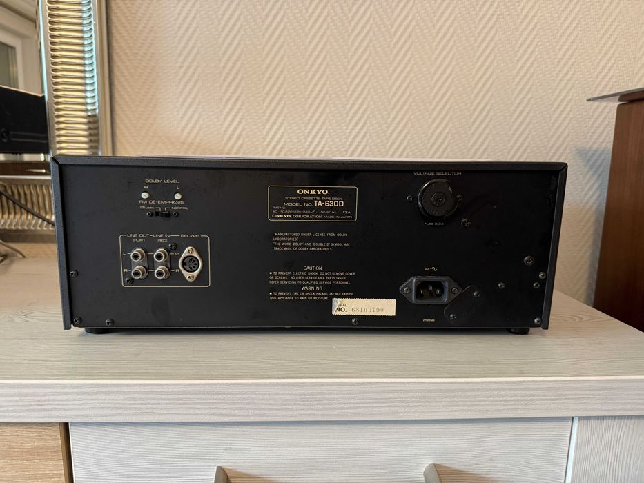 ONKYO TA-630D Deck Magnetofon Top Hi-Fi Limited