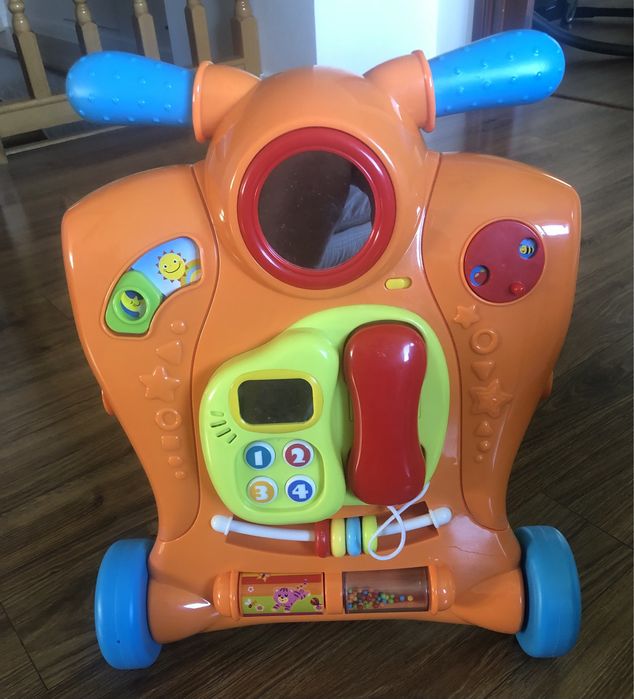 Smiki, Baby Walker, chodzik, pchacz interaktywny, 2w1