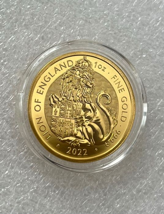 Лев Англії - золота монета 1 Oz