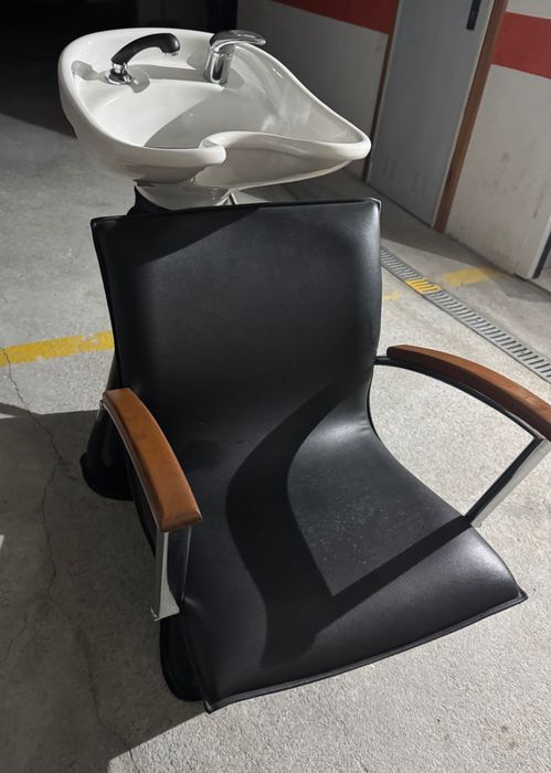 Rampa de lavagem Cabeleireiro