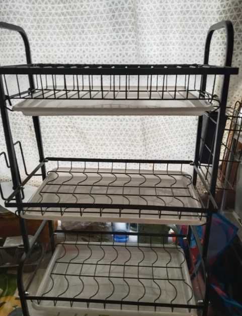 Сушарка кухонный трехъярусный органайзер сушка сушилка для посуды