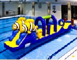 Insuflável pista aquática - PVC - semi nova