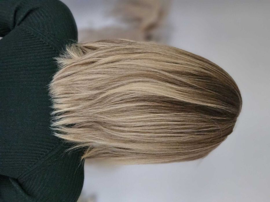 ekskluzywna peruka topper z włosów naturalnych