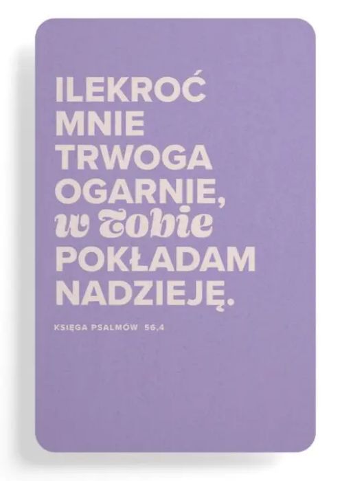 Magnes na lodówkę "Ilekroć mnie trwoga". Szaron