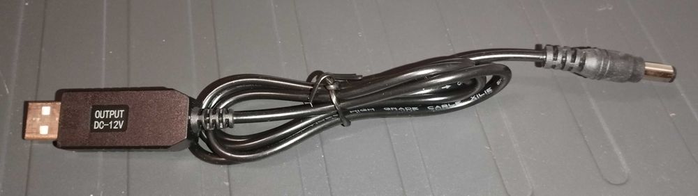 Продам Кабель для роутера от Powebank- USB - DC 12V DC 5.5x2.1mm
