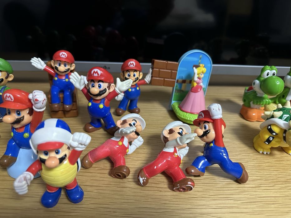 модельки Nintendo Mario Luigi Peach Bowser Donkey Kong Yoshi Mcdonalds