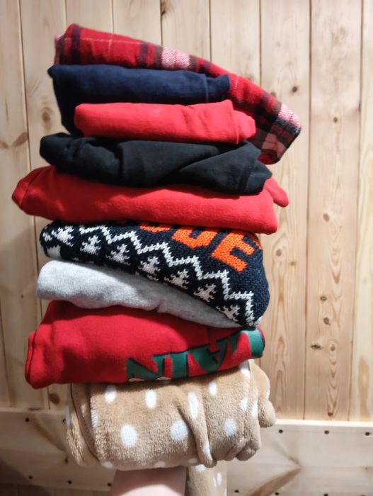 Paczka ubrań zimowych dla chłopca 134/140