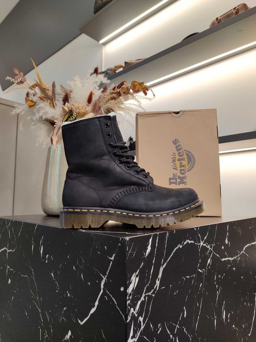 Черевики Dr. Martens 1460 Serena Fur Lined Black