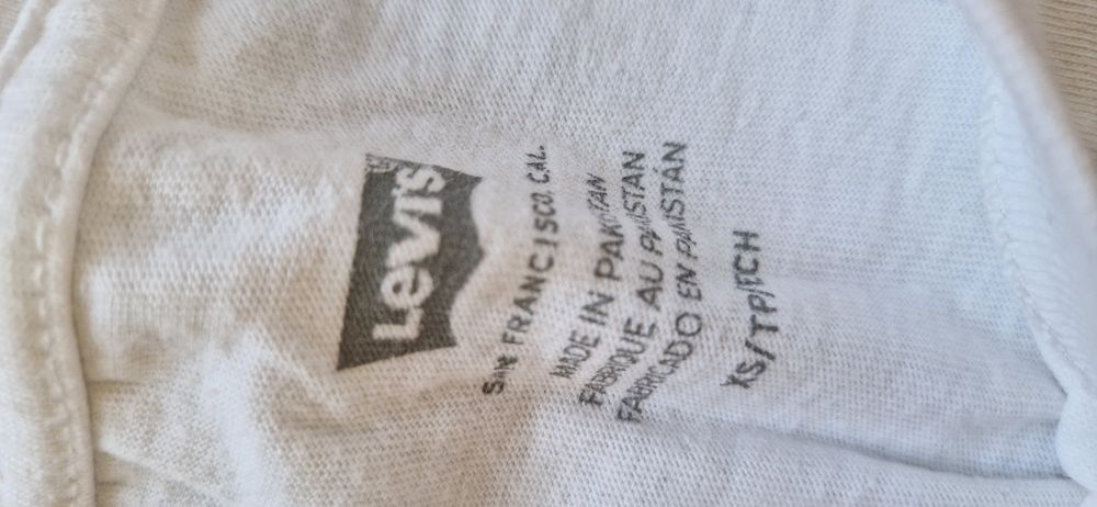 Levis bluzka koszulka T Shirt logo crop