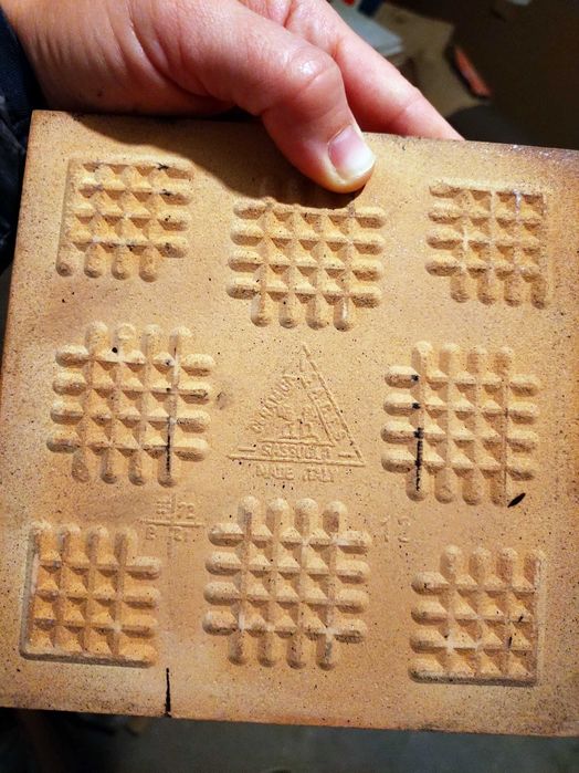 Płytki ścienne vintage granat 15 cm x 15 cm