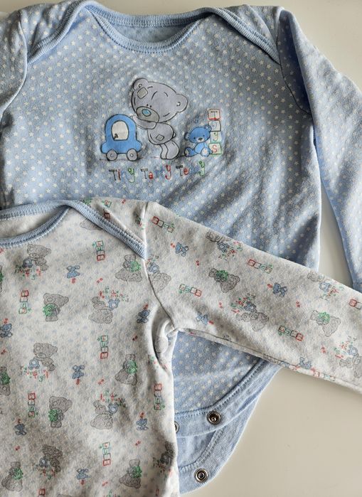 Zestaw, komplet 5 x body dziecięce; 74; niebieskie
Rozmia
