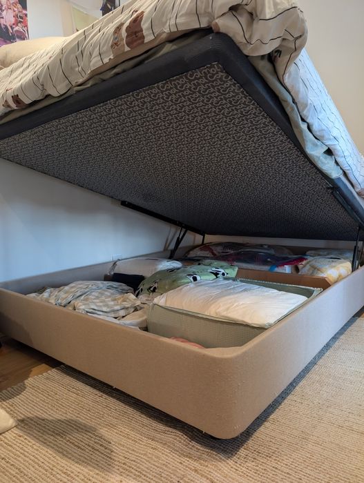 Cama COLMOL casal 140x200 Base Tidy (impecável) (oportunidade)