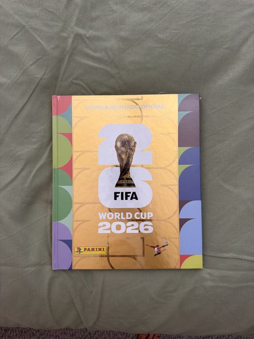 Cadernetas Capa Dura Douradas Mundial Fifa 2026