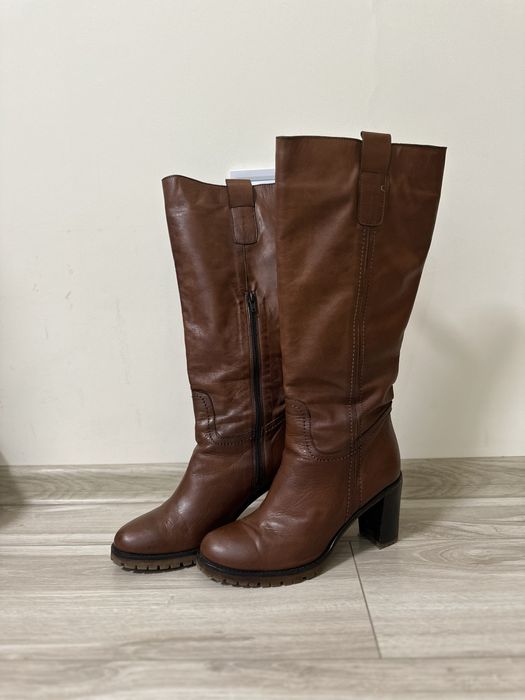 Сапожки шкіряні жіночі