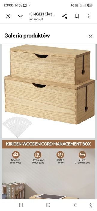 Organizer na kable