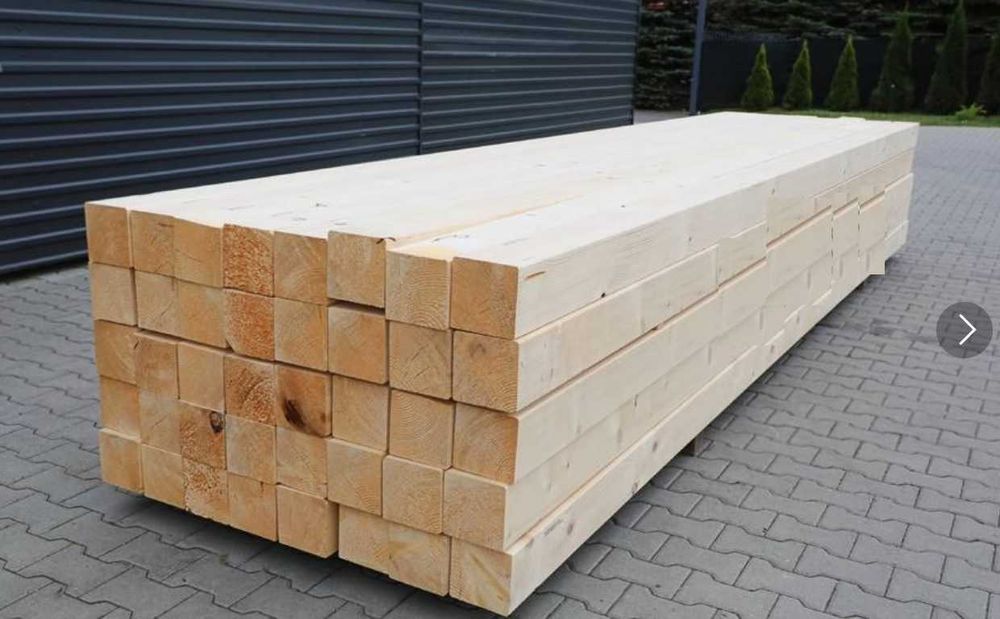 Kantówka Słup Belka Suszona Heblowana Gładka KVH 10x10cm 5m