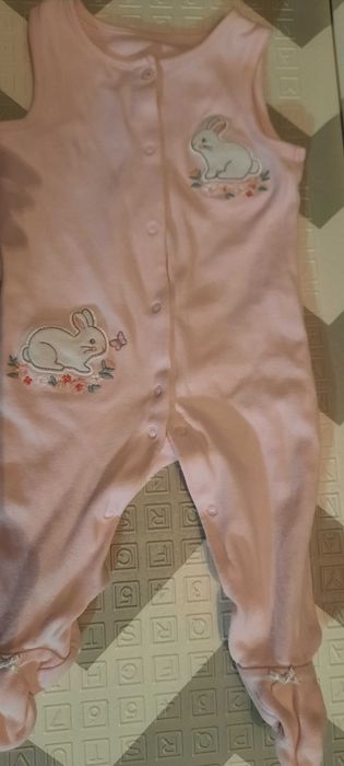 Pajacyk niemowlęcy bez rękawów