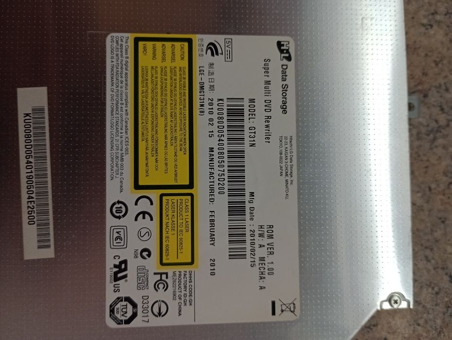 Дисковод H-L Data Storage Super Multi DVD Rewriter