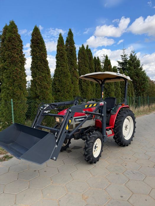 Mini traktorek YANMAR F250 f255 model 25KM  ladowacz glebogryzarka