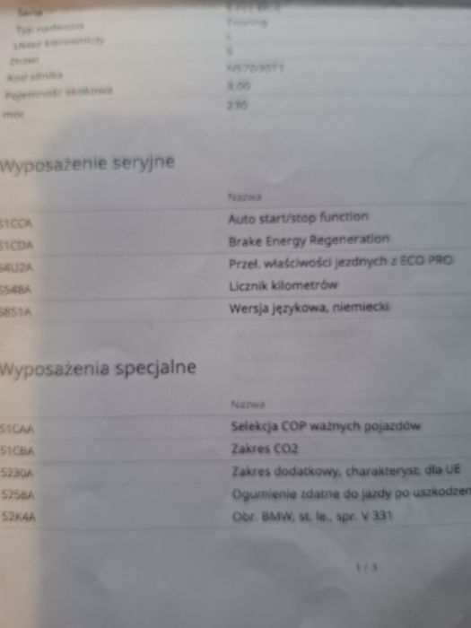 Sprzedam samochód bmw f11 2013 r