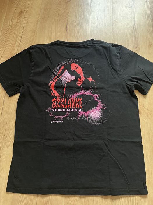 Young Leosia t shirt z marca 2021 SZKLANKI oryginał merch rozmiar M internaziomale 420