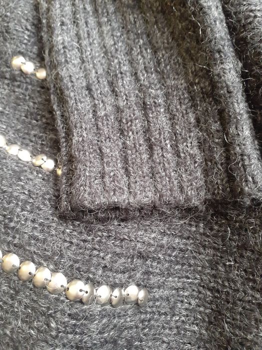 Sweter damski golf z dodatkiem wełny I moheru r M/L