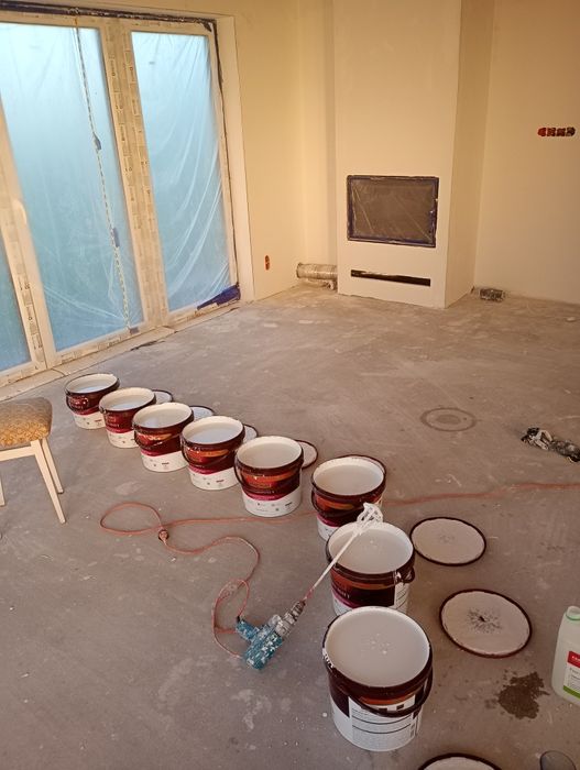 Wykończenia gładzie szpachlowanie malowanie