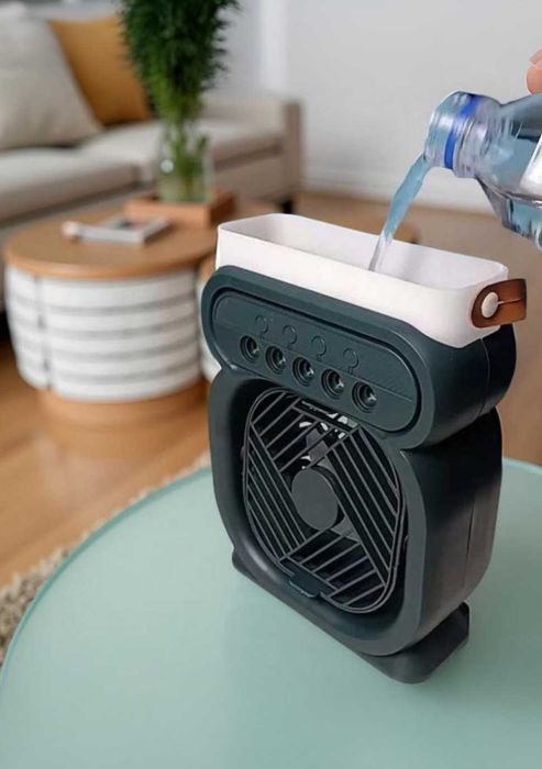 Вентилятор кондиціонер 3в1 мініохолоджувач повітря з підсвіткою