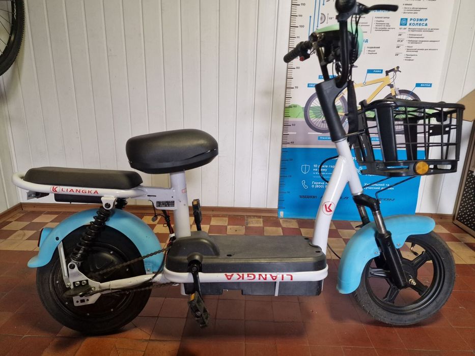 Электроскутер электровелик