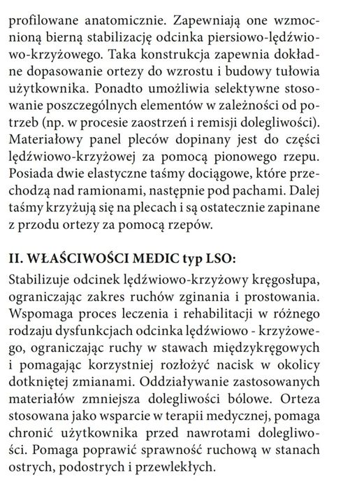 Orteza lędźwiowo-krzyżowa XL