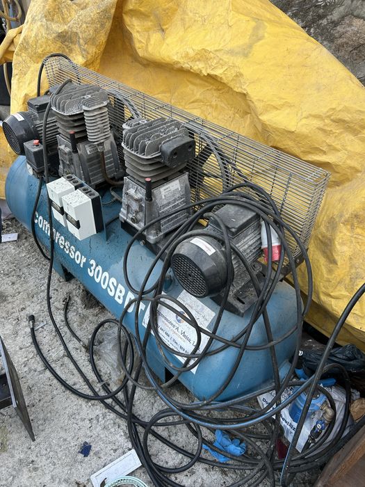 Compressor USADO industrial Rubete 300 SBDT – 300L