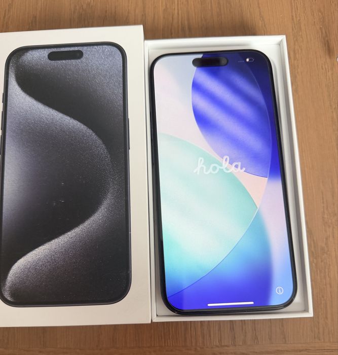Iphone 15 Pro 256 GB – tytanowy błękit