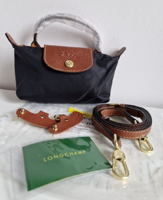 MINI czarna torebka LONGCHAMP Nowa