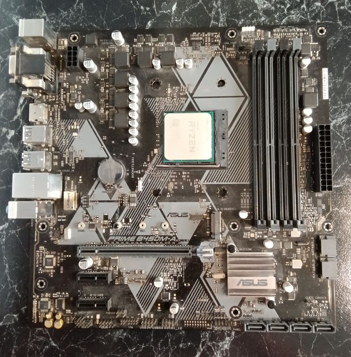 ASUS PRIME B450M-A + AMD Ryzen 5 5500