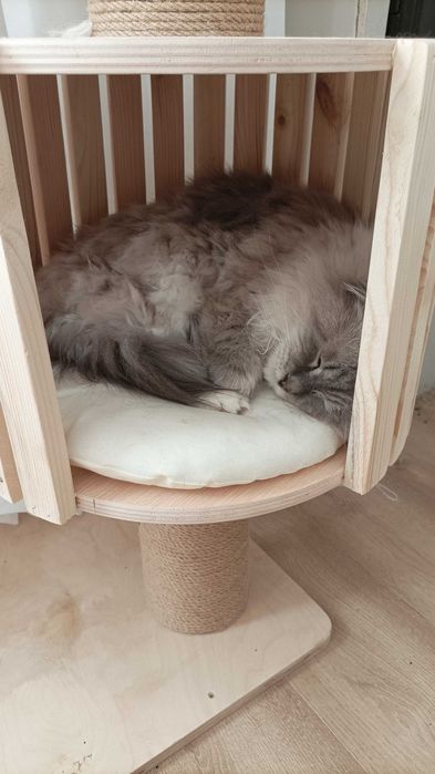 Wielopoziomowy drapak BOCIAN premium, handmade