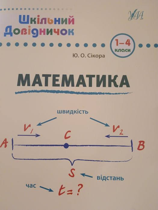 Шкільний Довідничок. 1- 4 класи. Математика Ю.Сікора