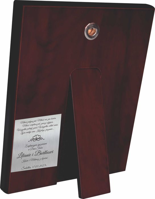 Włoski Obraz Srebrny Święta Rodzina Rocznica Ślubu Ślub Grawer