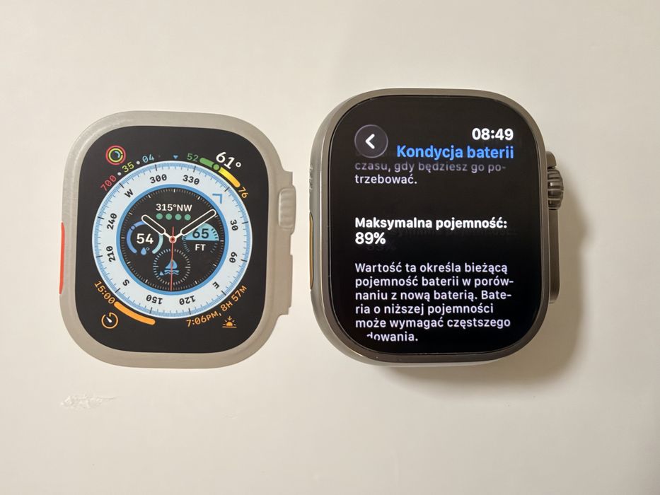 Apple Watch Ultra 1 49 mm GPS + Cellular | 89% baterii | BDB stan |