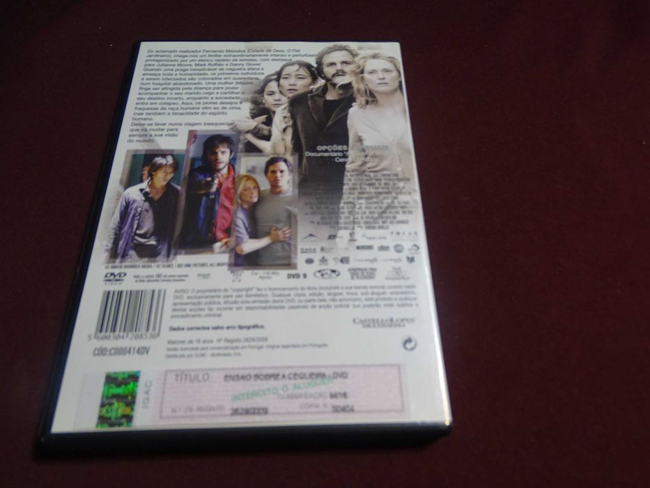 DVD-Ensaio sobre a cegueira-Fernando Meirelles