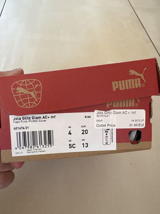 Дитячі кросівки Puma 20 розмір