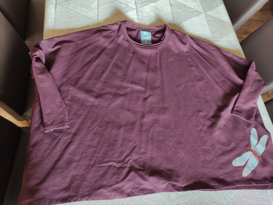 Bluza bluzka Diverse, r. M, bordowy, stan bdb