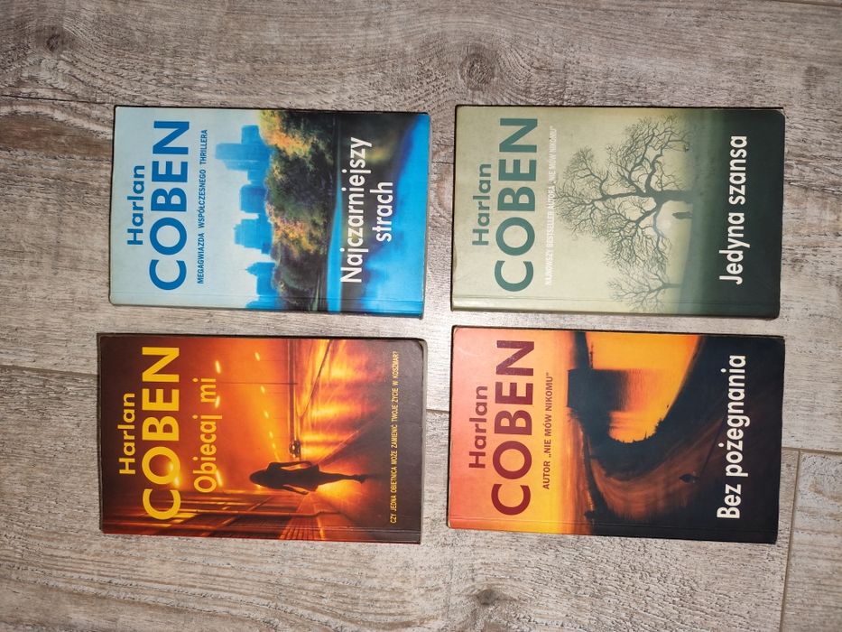 Książki kryminał, thriller, coben 4szt