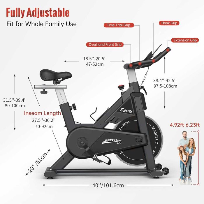 Bicicleta estática magnética
