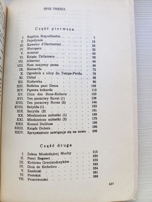 "Kawaler D'Harmental" Alexandre Dumas