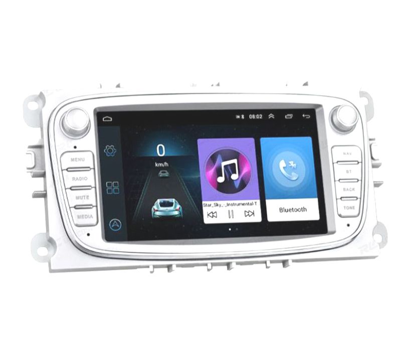 AUTO RÁDIO ANDROID 8.1 2DIN MULTIMEDIA PARA FORD 08-11