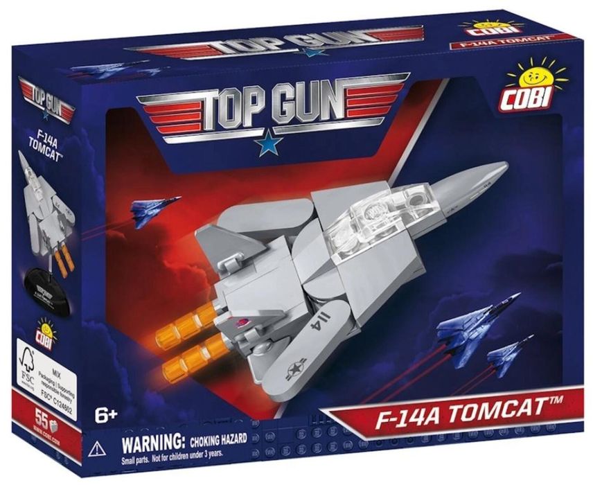 Top Gun Grumman F-14 Tomcat pudełko,170x140 mm