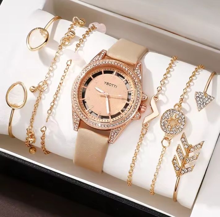 Damski zegarek damski zestaw bransoletek Reloj Mujer