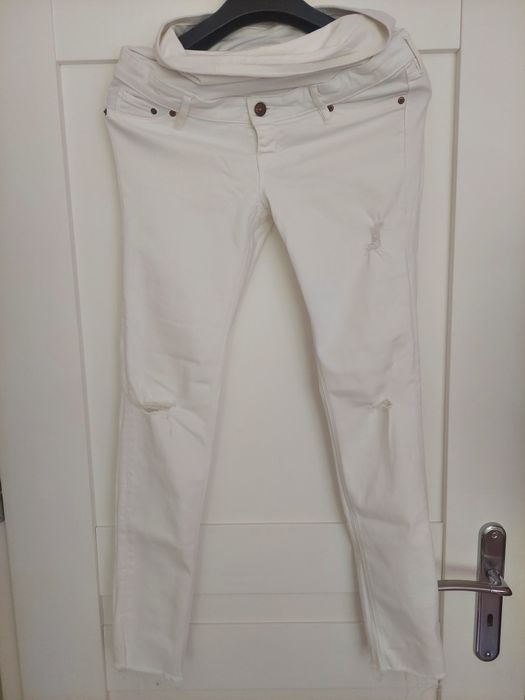 Spodnie jeansowe, ciążowe H&M Mama
