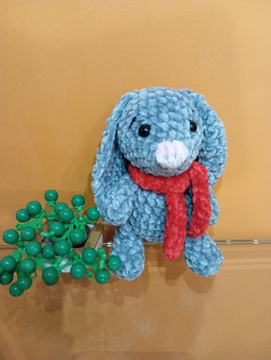 Królik na szydełku amigurumi handmade